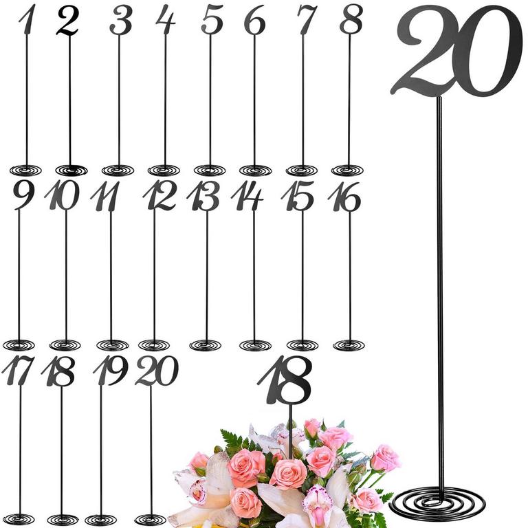 THERWEN 20 PCS TABLE NUMBERS