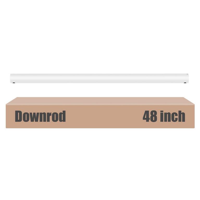 DPXMYG 48IN CEILING FAN DOWNROD WHITE
