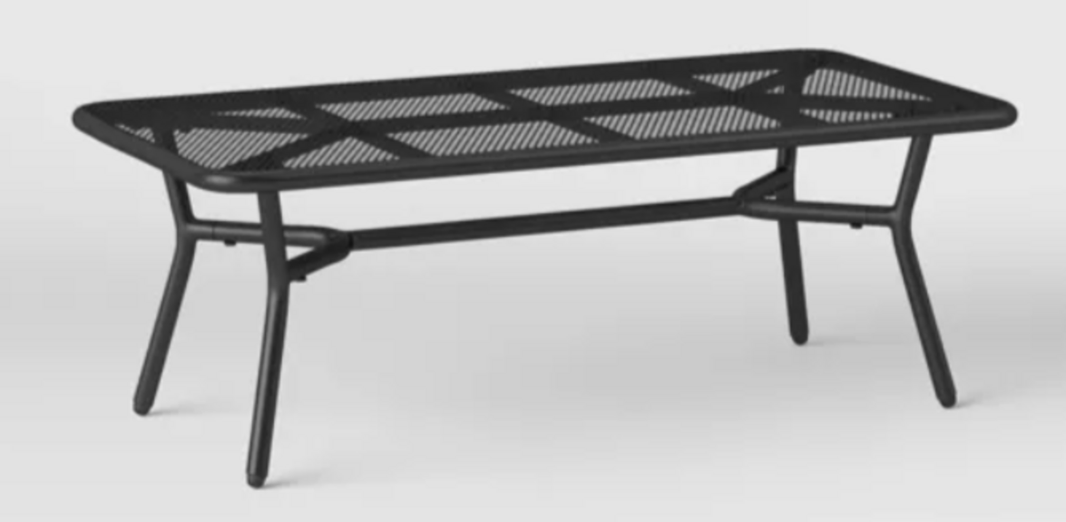 METAL MESH COFFEE TABLE