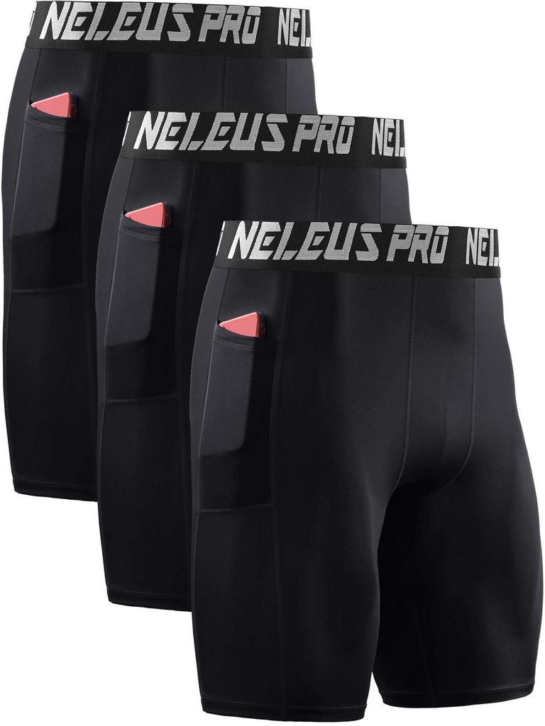 NELEUS MEN SZ M SHORTS 3PK