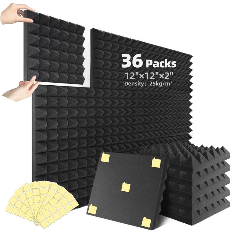 SONICREATIVE 12IN FOAM PANELS 36PK