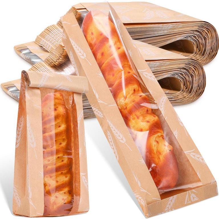 AFFROLLING 100 PACK BREAD BAGS