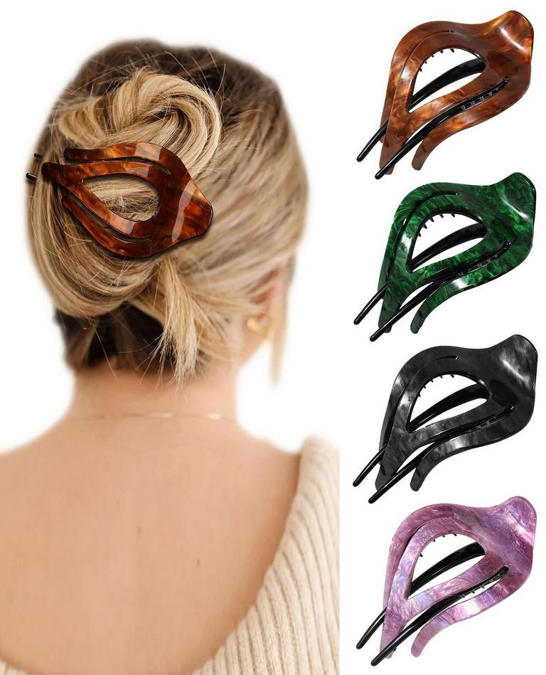 4PCS FRENCH HAIR CLIPS