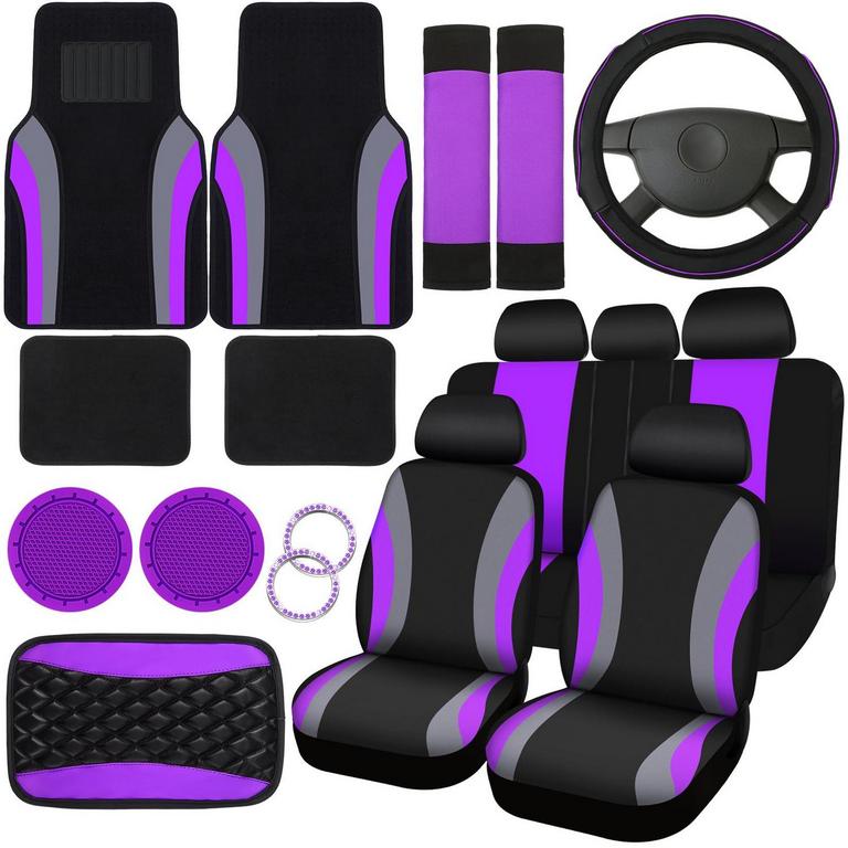 FABBAY 21PCS CAR SEAT COVER SET