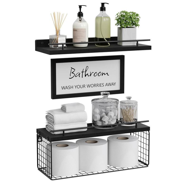 WOPITUES 15.7IN FLOATING SHELF SET