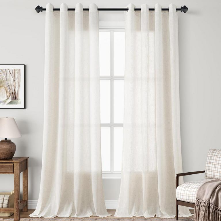 NANSPRING CURTAINS 52IN X 95IN 2PK