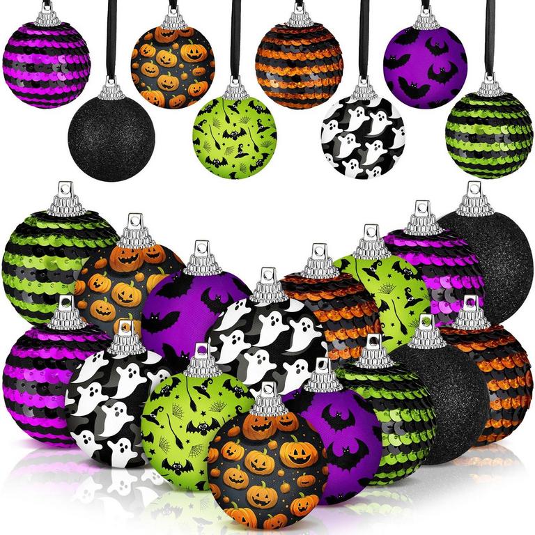 ZEYUNE 16PCS HALLOWEEN ORNAMENTS