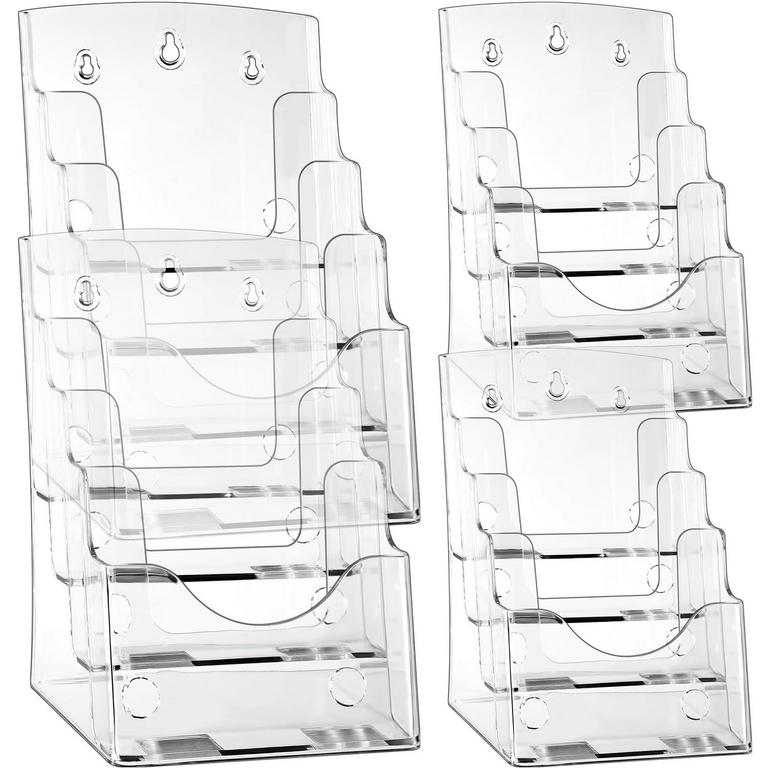 THYLE 4PK ACRYLIC BROCHURE HOLDERS
