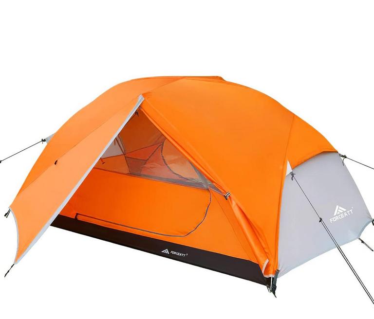 FORCEATT 2P TENT ORANGE GRAY