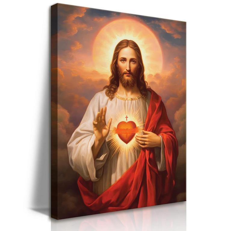 QGNBGBJ JESUS WALL ART 16"X24"