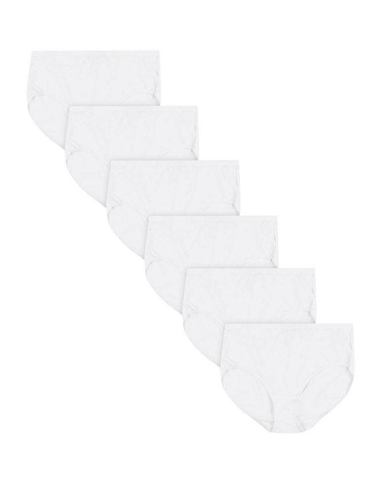 JUST MY SIZE WOMEN'S SZ 14 BRIEFS 6PK