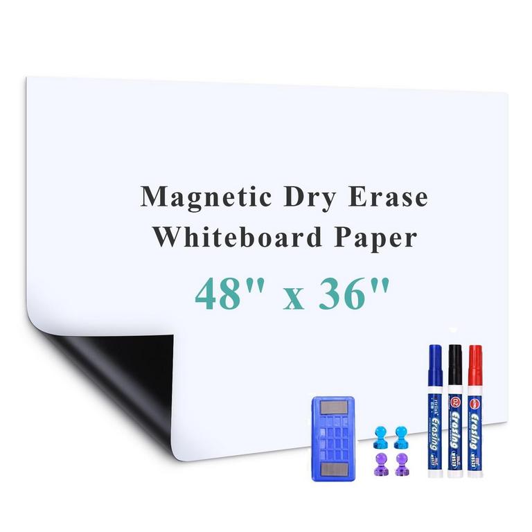 WARASEE MAGNETIC WHITEBOARD 48IN X 36IN