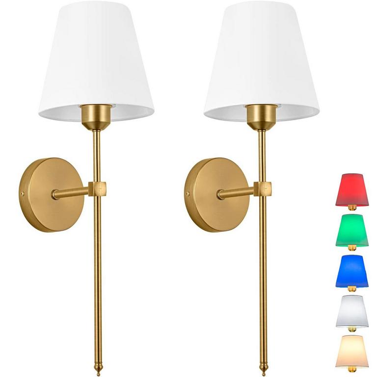 JENGUSH 22.4"H WALL SCONCES SET OF 2