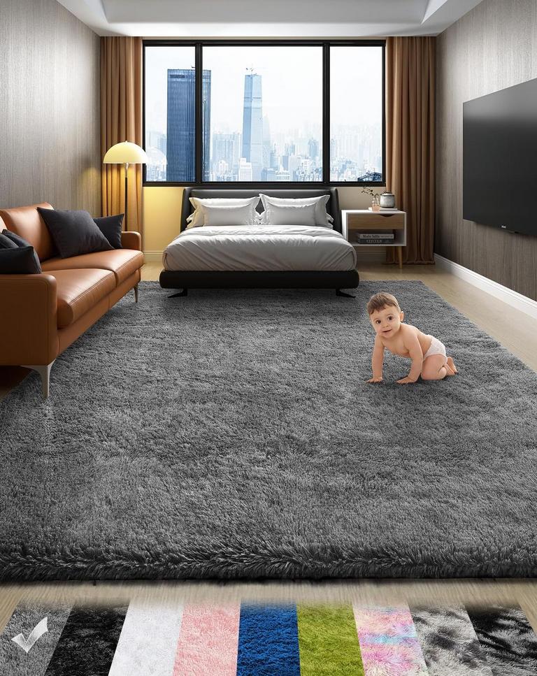 OPHANIE 4FTX6FT GREY RUG