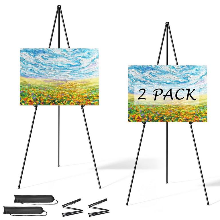 63" PORTABLE ART EASEL