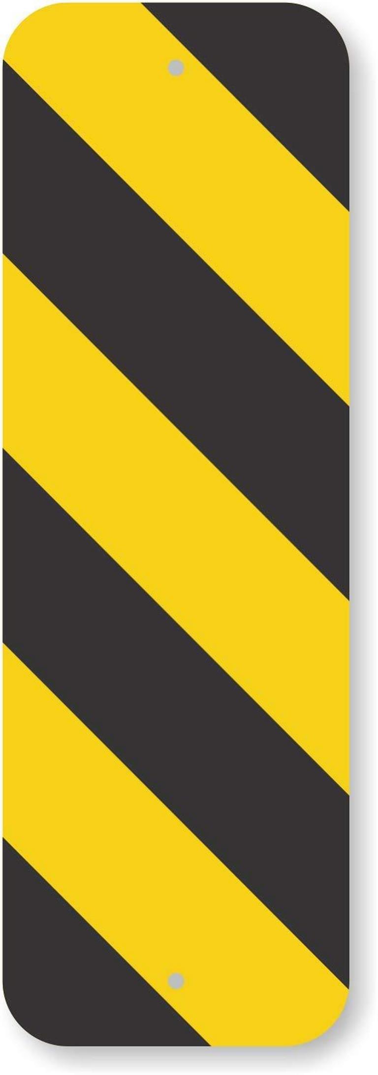 SMARTSIGN 8IN X 24IN CHEVRON SIGN