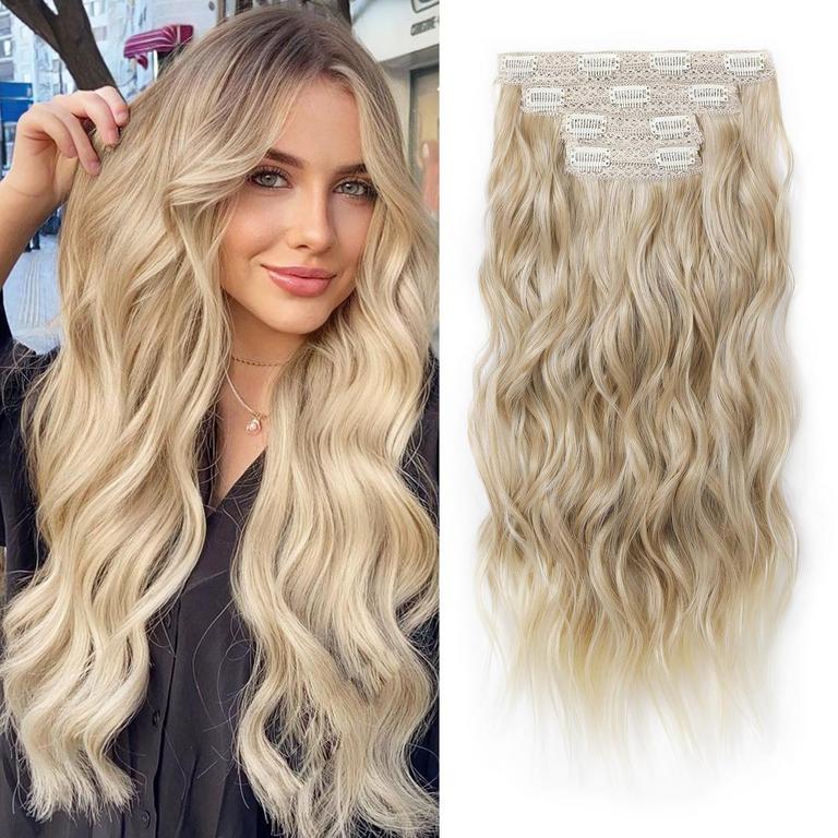 24IN BLONDE HAIR EXTENSIONS
