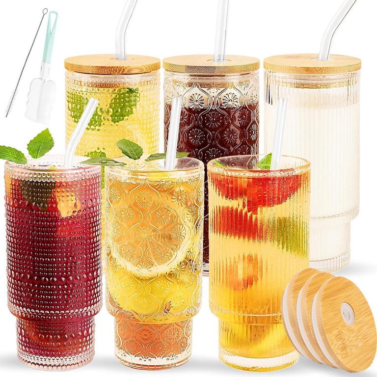 6PK 12OZ GLASS CUPS
