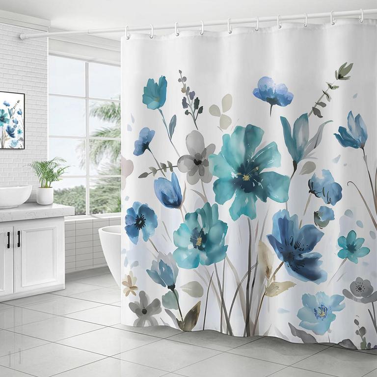 FLORAL SHOWER CURTAIN