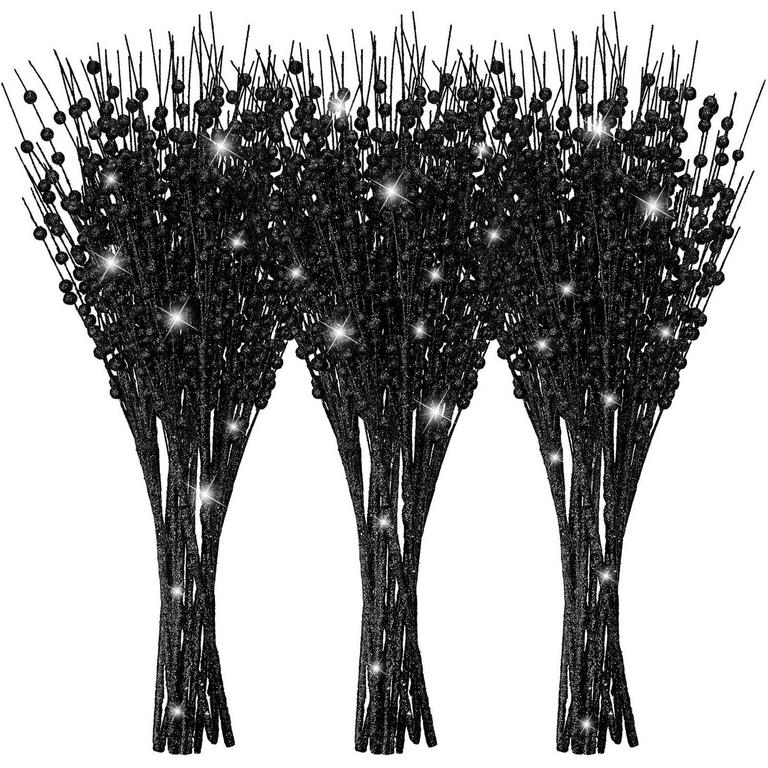 12PK BLACK BERRY STEMS