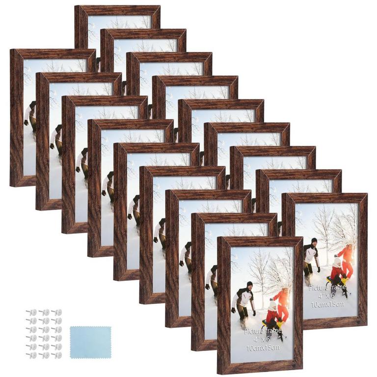 PHAREGE 4"X6" PICTURE FRAMES 18PK