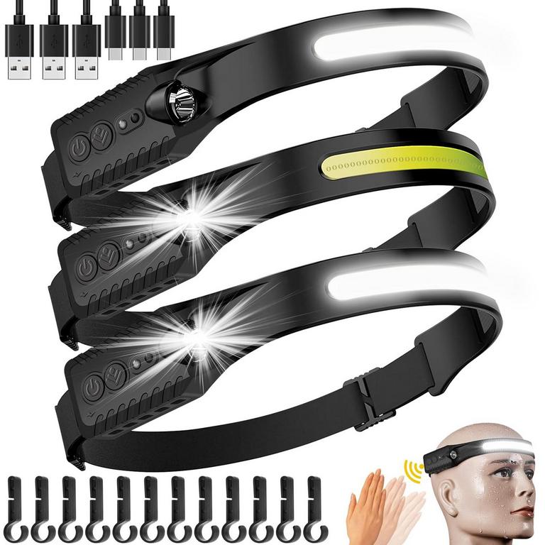 3PK LED HEADLAMPS