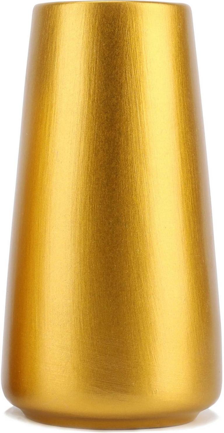 8IN GOLD VASE