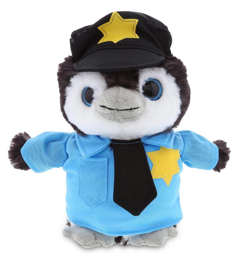 9IN POLICE PENGUIN PLUSH