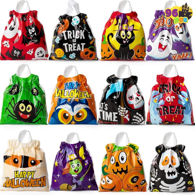 96PK HALLOWEEN TREAT BAGS