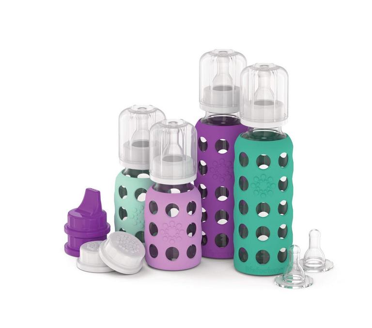 LIFEFACTORY 4OZ 9OZ BABY BOTTLE SET 