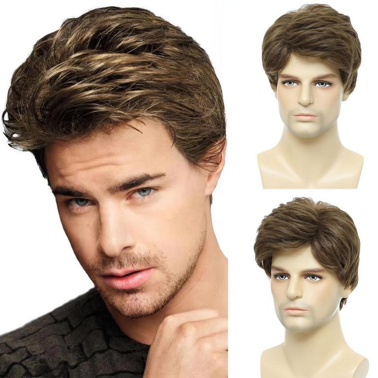 BCHR MEN'S BROWN WIG