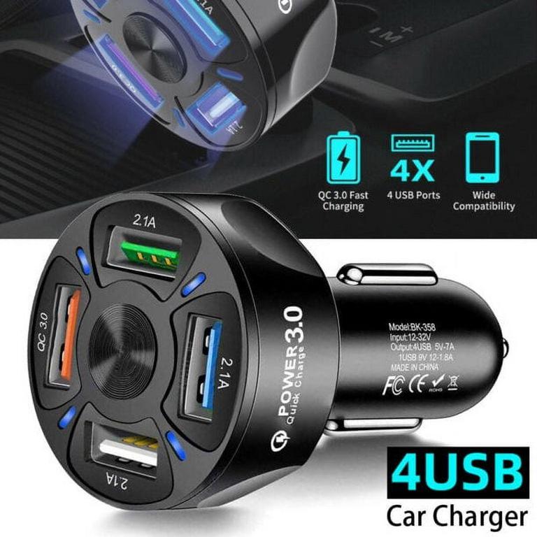 PODOFO 4 USB CAR CHARGER