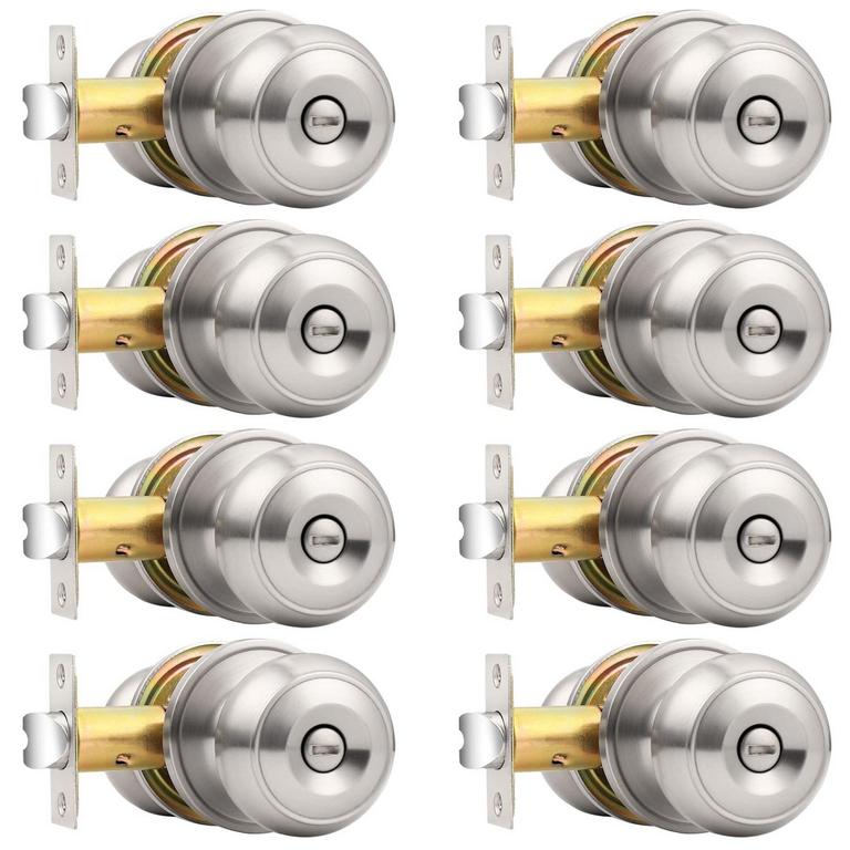 8PK PRIVACY DOOR KNOBS