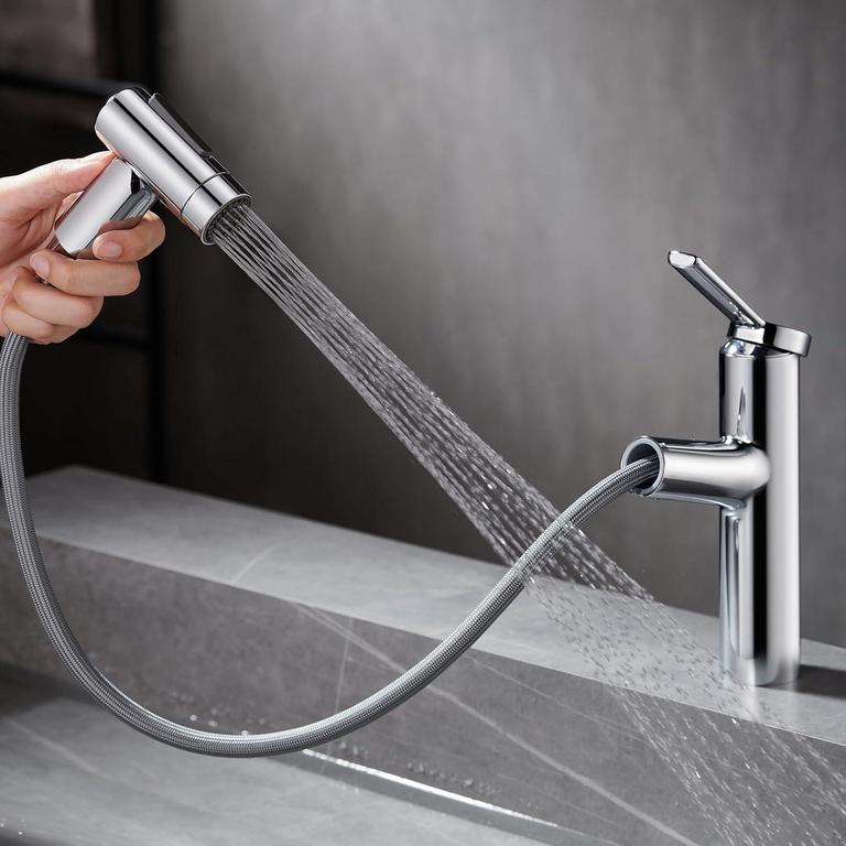 BATHROOM FAUCET W/SPRAYER