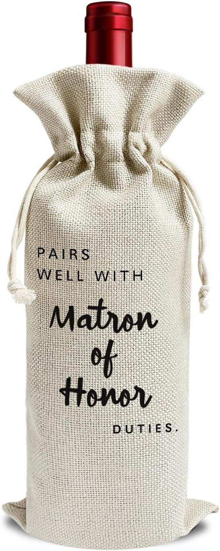 PAIRS WELL W/MATRON OF HONOR