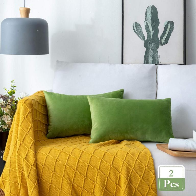 STELLHOME PILLOW COVERS 12INX20IN 2PK