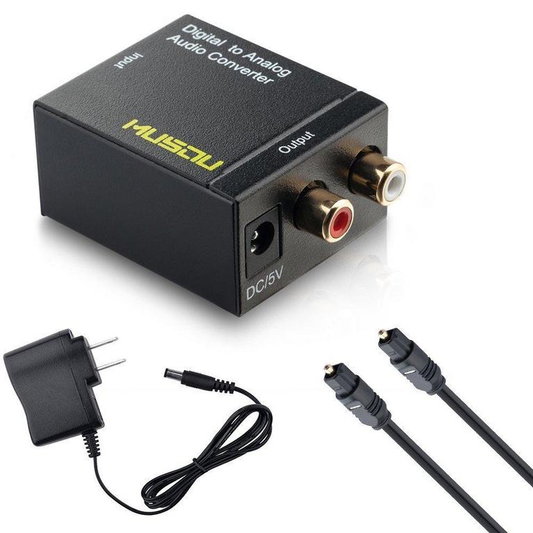 DIGITAL TO ANALOG RCA ADAPTER