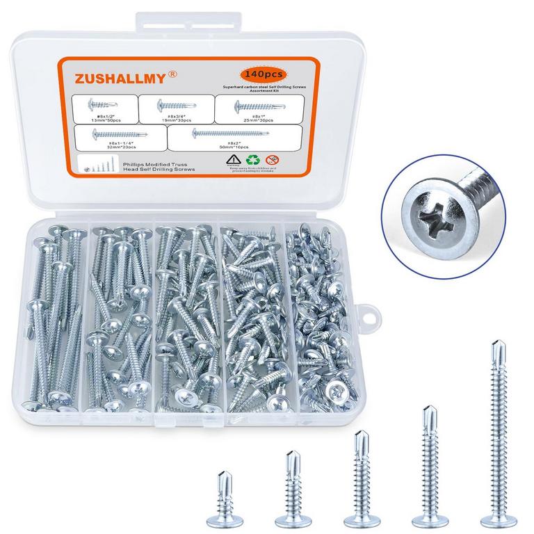 140PCS SELF-TAPPING SCREWS