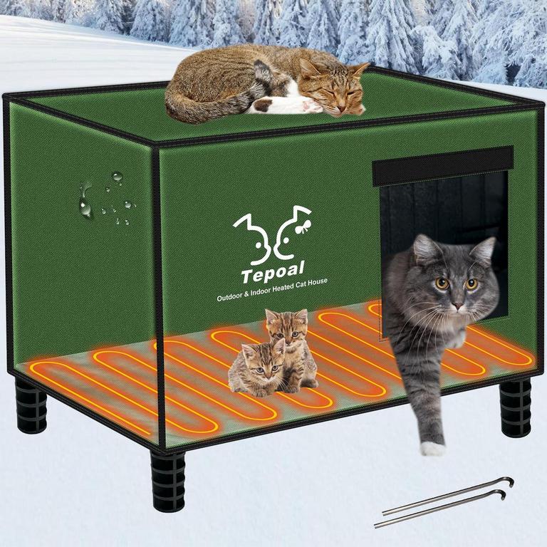 LXHEIR HEATED CAT HOUSE