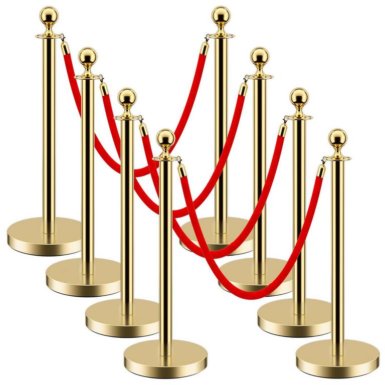 LOVMOR 8PC STANCHION POST SET