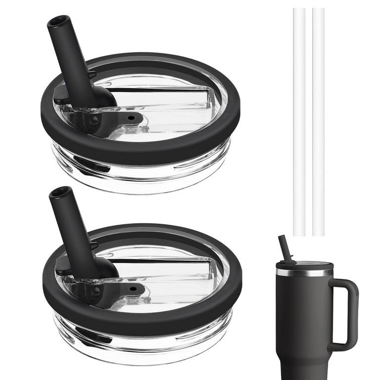SBMKK TUMBLER LID BLACK 2PK