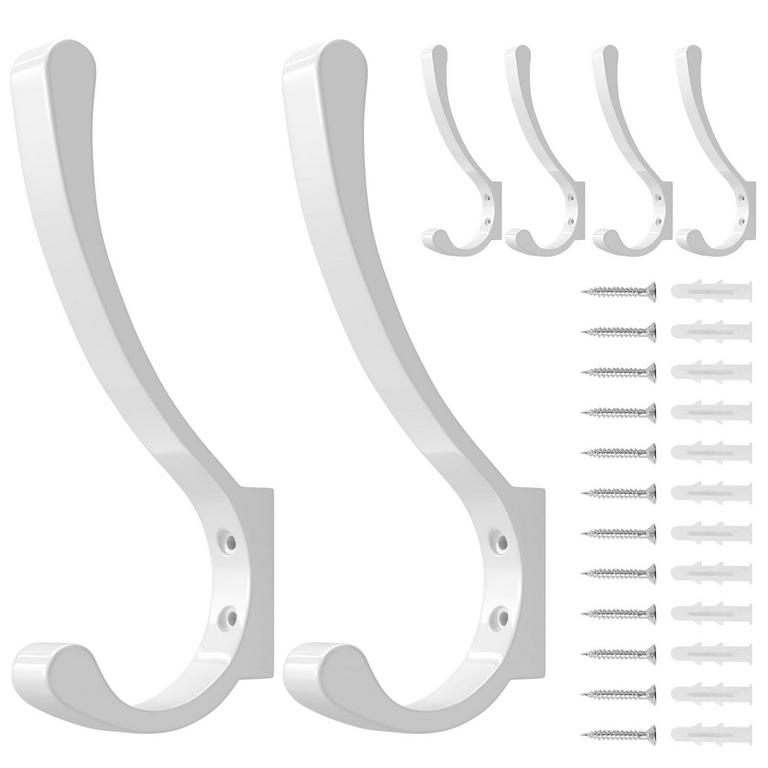 SAFFRUFF 6PK WALL HOOKS