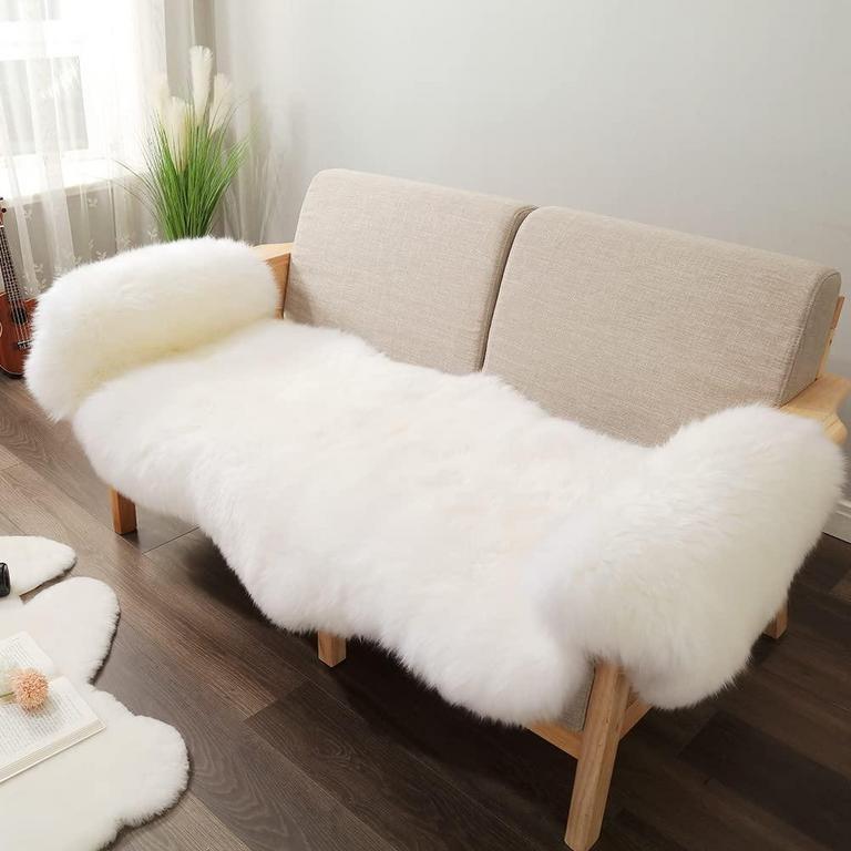 IRIWOOL SHEEPSKIN RUG 2'X6'