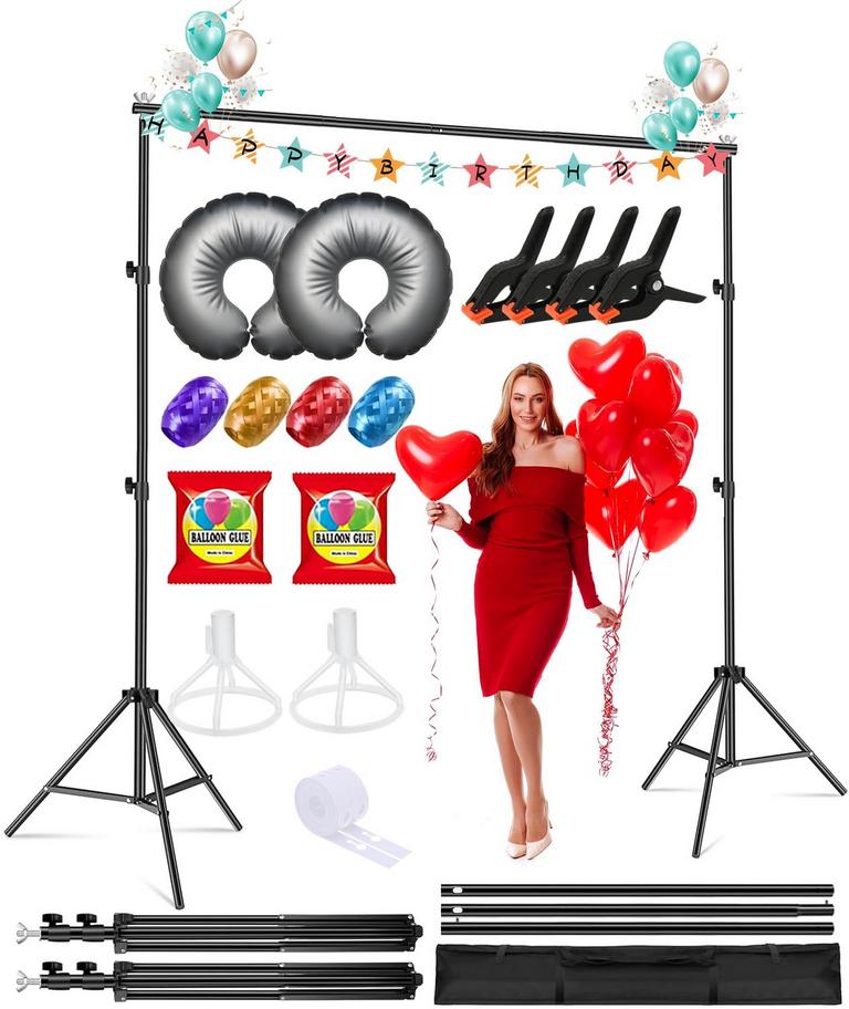 SOFTTIME BACKDROP STAND KIT 7FT X 6.5FT
