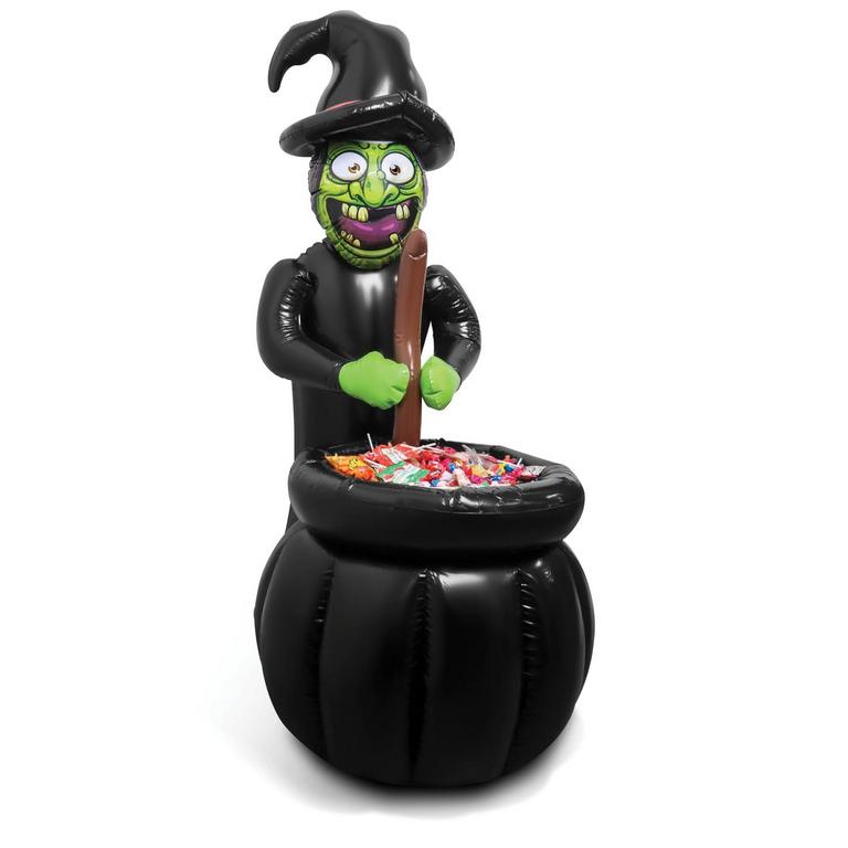 INFLATABLE WITCH/CAULDRON