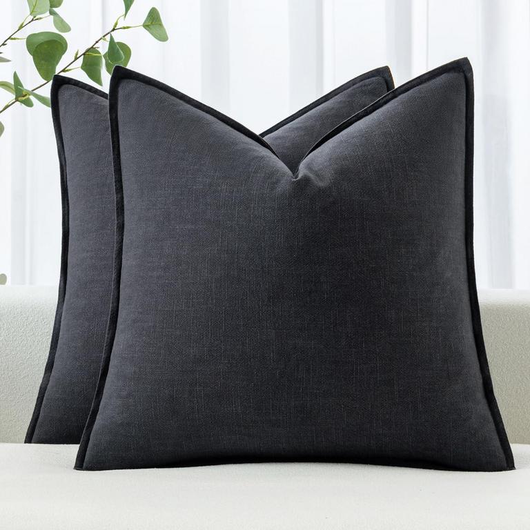 MIULEE LINEN PILLOW COVERS