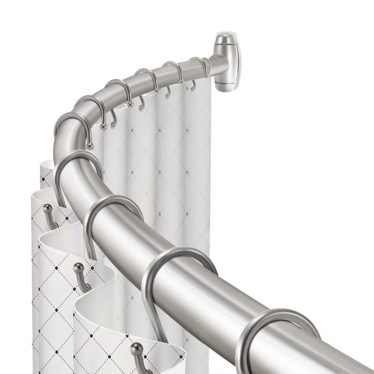 TOPROD CURVED SHOWER ROD 48-72IN