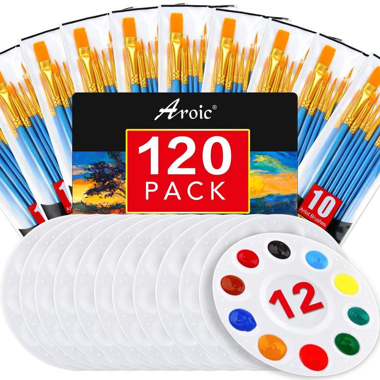 PAINT BRUSH & PALETTE SET