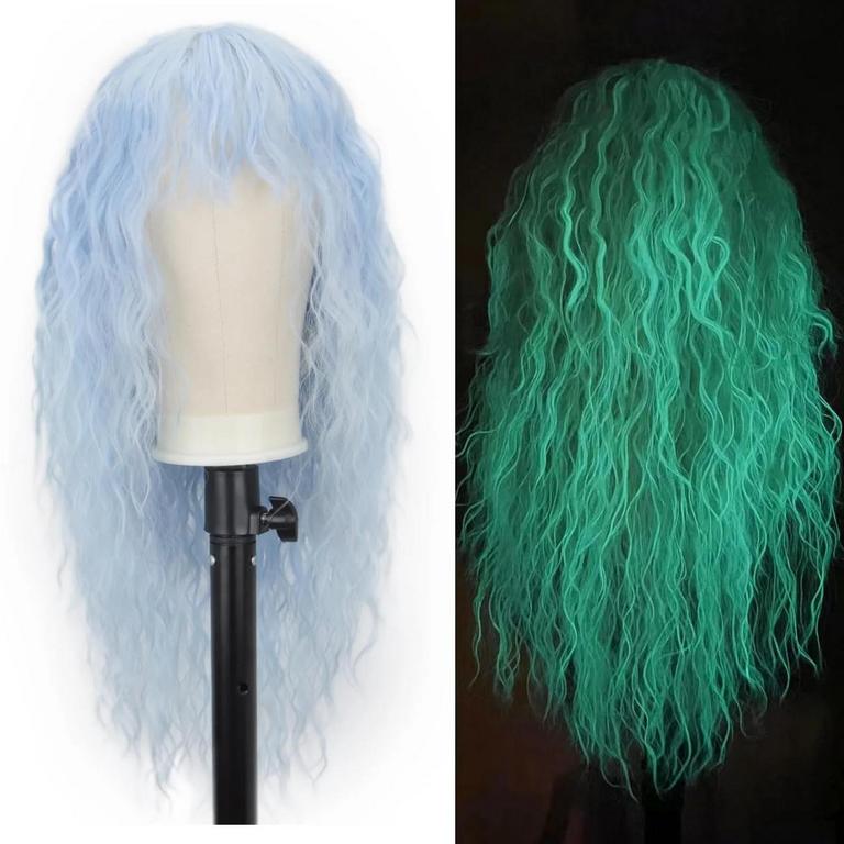 FREE BEAUTY 26IN BLUE WIG