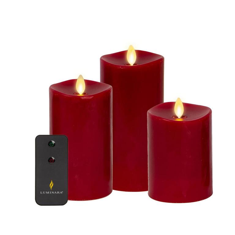 LUMINARA 3IN 3PK CANDLE SET